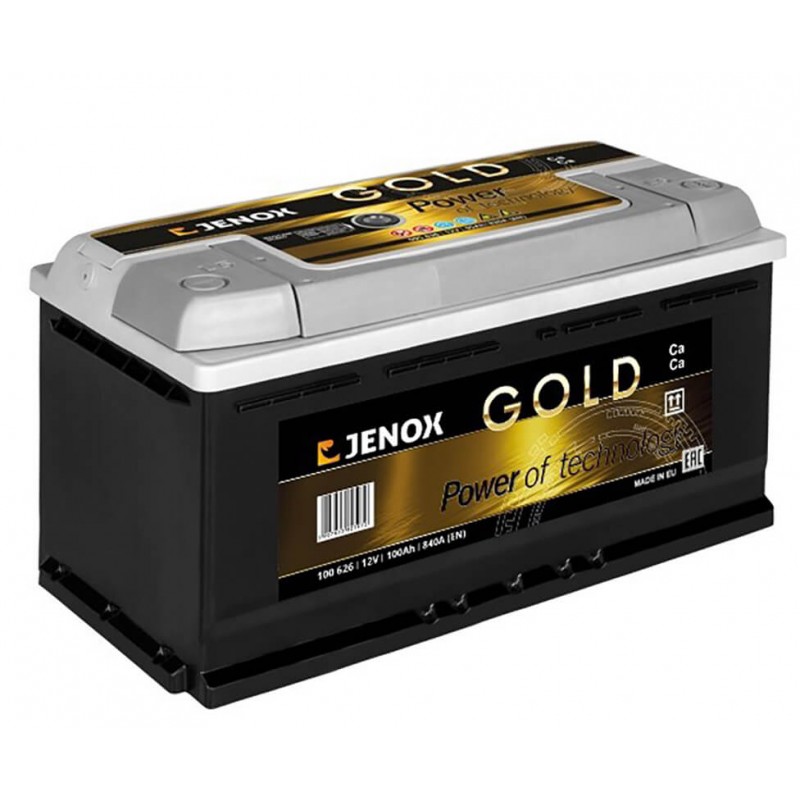 Battery 12V/100Ah 840A Jenox GOLD