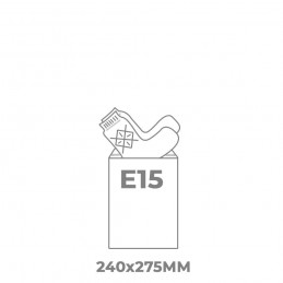 Размер пузырчатого почтового конверта E15