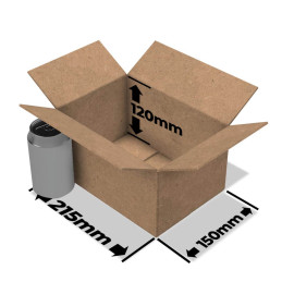 Cardboard box 215x150x120mm