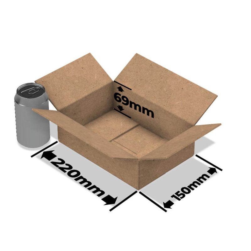 Cardboard box 220x150x69mm