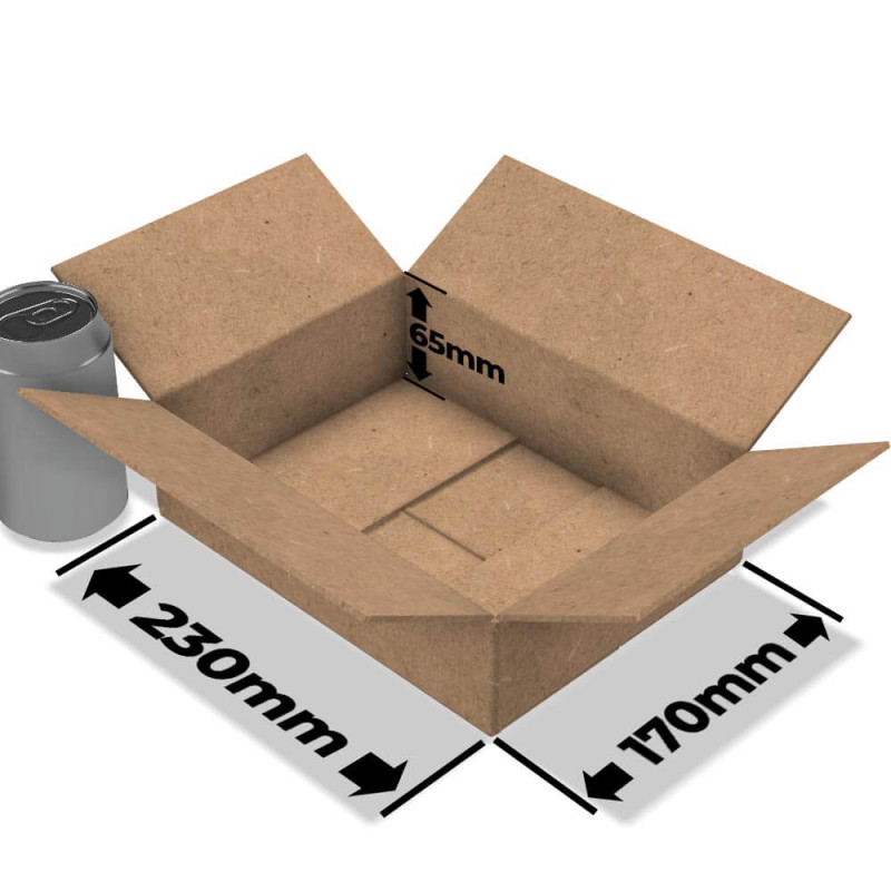Cardboard box 230x170x65mm