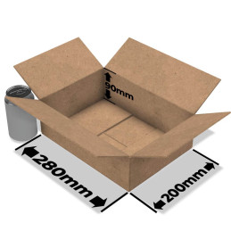 Cardboard box 280x200x90mm