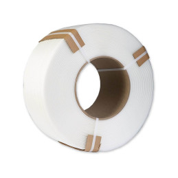 Strapping tape 12mm/0.8mm x 1800m WHITE