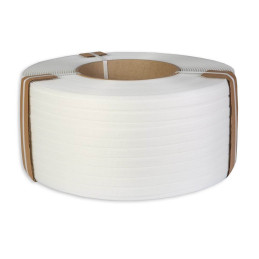 Strapping tape 12mm/0.8mm x 1800m WHITE
