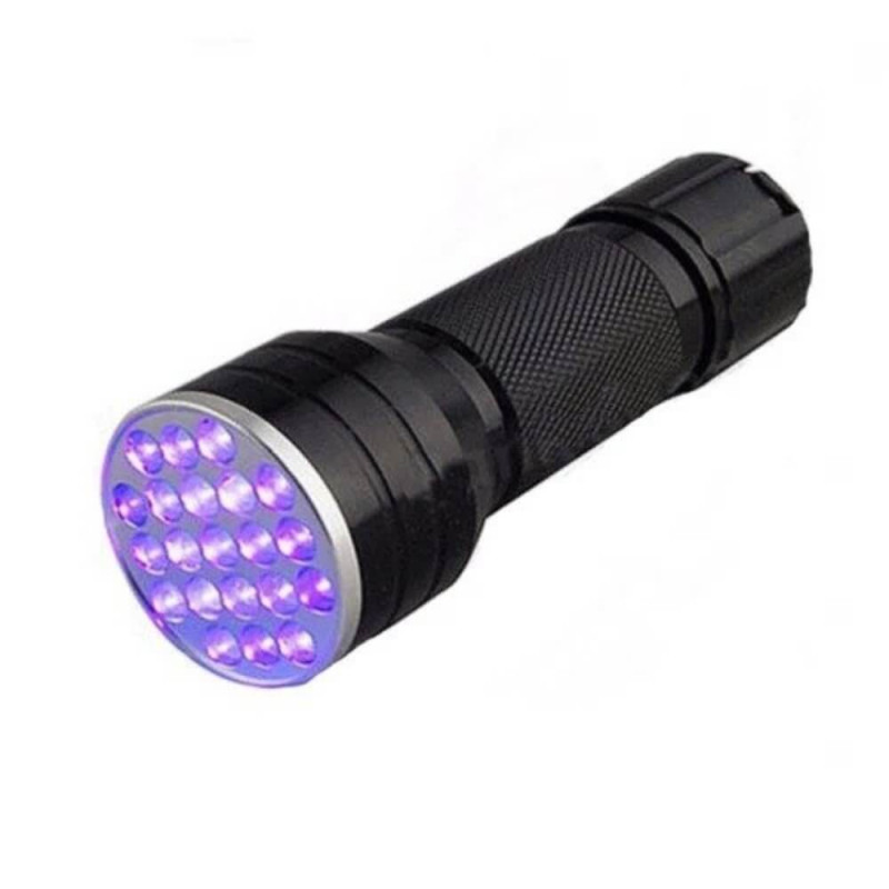 Ультрафиолетовый светодиодный фонарик - 21LED