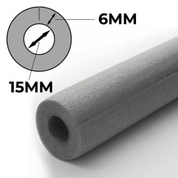 Protective EPE shell (Grey) 15mm / 6mm - 200cm