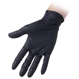 Nitrile black gloves R67 STRONG, powder free, 100 pcs.