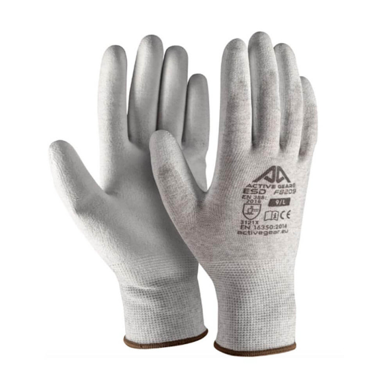 Coated gloves (antistatic) ACTIVE F8210 ESD