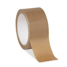 Adhesive packing tape 48mm x 60m (Acrylic, Brown)