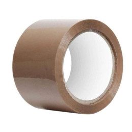 Adhesive packing tape 72mm x 60m (Acrylic, Brown)