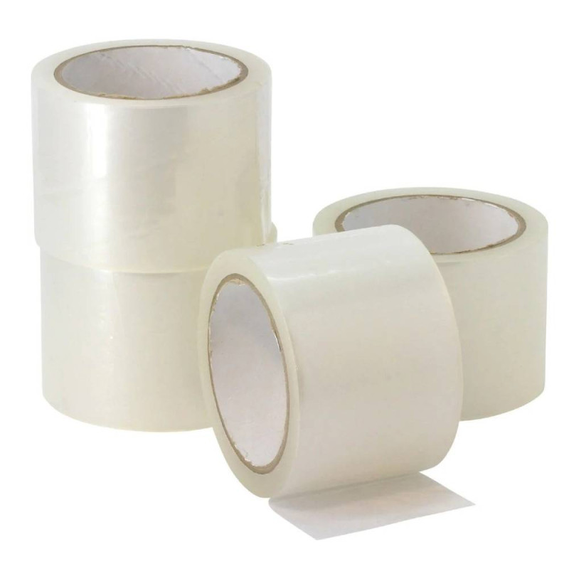 Adhesive packing tape 72mm x 60m (Acrylic, Transparent)