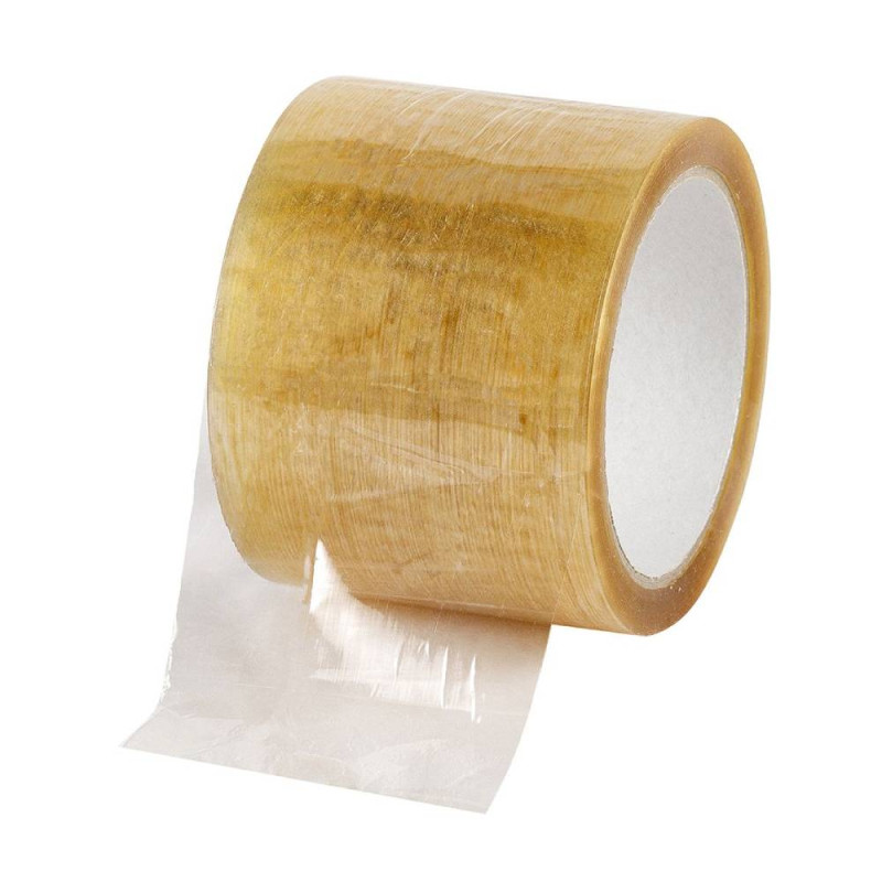 Adhesive packing tape 72mm x 54m (Solvent, Transparent)