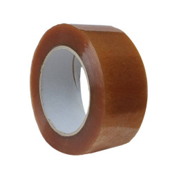 Adhesive packing tape 48mm x 132m (Solvent, Transparent)