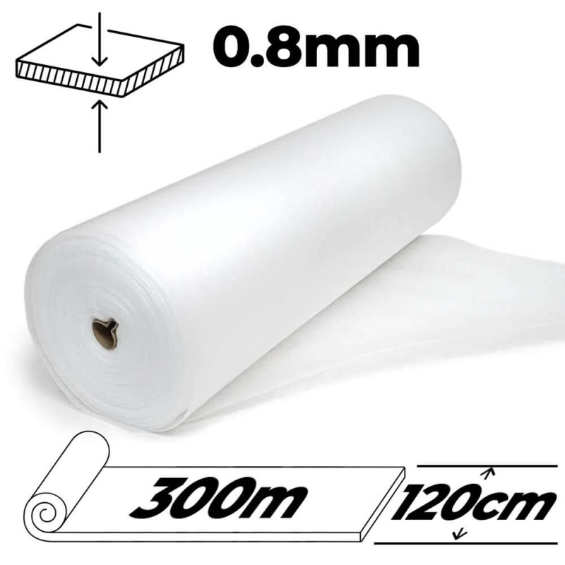 PE Foam film 120cm x 300m / 0.8mm