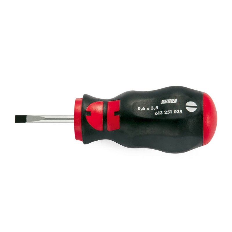Short screwdriver ZEBRA 1.2x6.5x25mm
