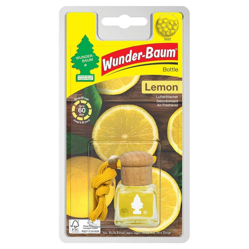 Освежитель воздуха в бутылочке WUNDER-BAUM - Lemon