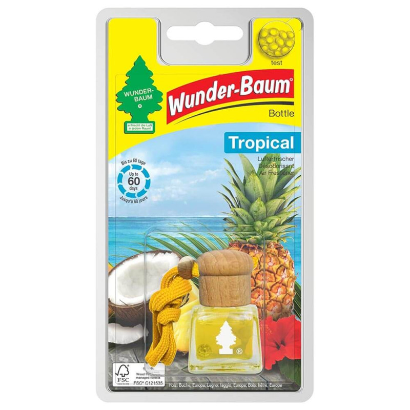 Освежитель воздуха в бутылочке WUNDER-BAUM - Tropical