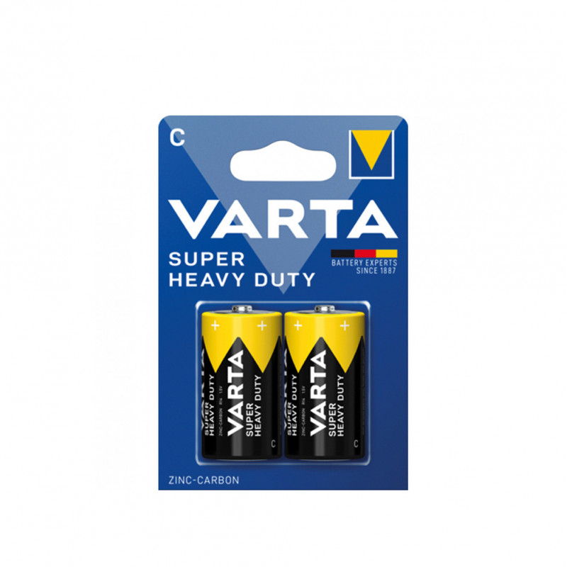Elementai VARTA Super heavy duty C 1,5V - 2vnt