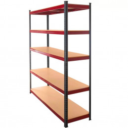 Shelf racks 180x180x45cm (5 shelves)
