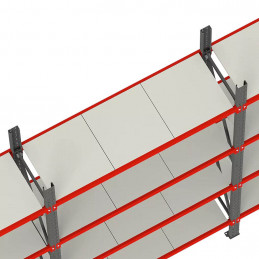 Modular shelf rack FORTIS (Base module) 240x167x40cm