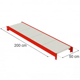 Shelf for FORTIS rack 200x50cm