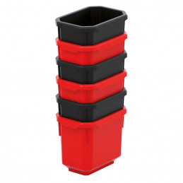 Set of plastic containers TITAN Box - KTIS11 110x75x90mm 6 pcs.