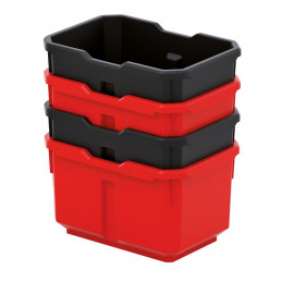 Set of plastic containers TITAN Box - KTIS16 156x110x90mm 4 pcs.