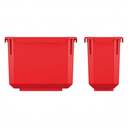 Set of plastic containers X BLOCK - KXBS148 140x75x105mm 6 pcs.