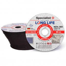 Metalo pjovimo diskas 125x1x22mm SPECIALIST+ Long-Life