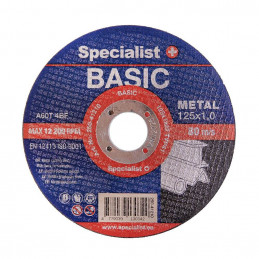 Metalo pjovimo diskas 125x1x22mm SPECIALIST+ BASIC