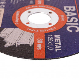 Metal cutting disc 125x1x22mm SPECIALIST+ BASIC