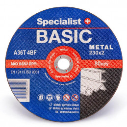 Metal cutting disc 230x2x22mm SPECIALIST+ BASIC