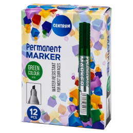 Permanent marker CENTRUM 89936 - Green, 1-5mm
