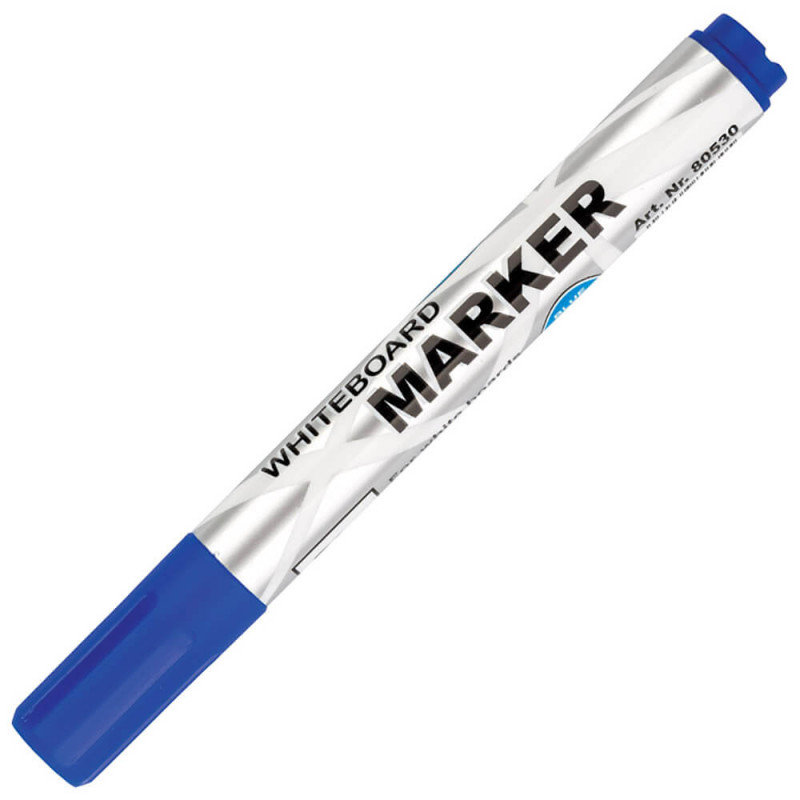 Baltos lentos markeris CENTRUM 80530 - Mėlynas, 2-5mm