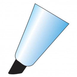 Dvipusis baltos lentos markeris CENTRUM 82001 - Juodas, 3mm & 1-4mm