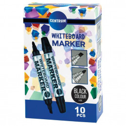 Double-sided whiteboard marker CENTRUM 82001 - Black, 3mm & 1-4mm
