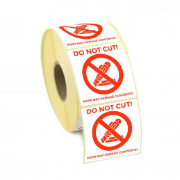 Adhesive label 58x59mm - DO NOT CUT! 100pc.