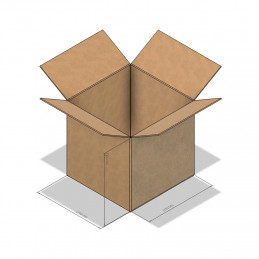 Kartoninė dėžutė 250x250x250mm