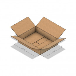 Kartoninė dėžutė 350x280x70mm