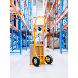 Transportavimo vežimėlis 2in1, 250kg - Geltonas