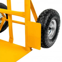 Transportavimo vežimėlis 2in1, 250kg - Geltonas