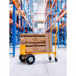 Transportavimo vežimėlis 2in1, 250kg - Geltonas