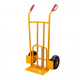 Transportavimo vežimėlis su įgaubta atrama ir nulenkiama platforma - 200kg