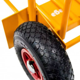 Transportavimo vežimėlis su įgaubta atrama ir nulenkiama platforma - 200kg