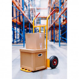 Transportavimo vežimėlis su įgaubta atrama ir nulenkiama platforma - 200kg